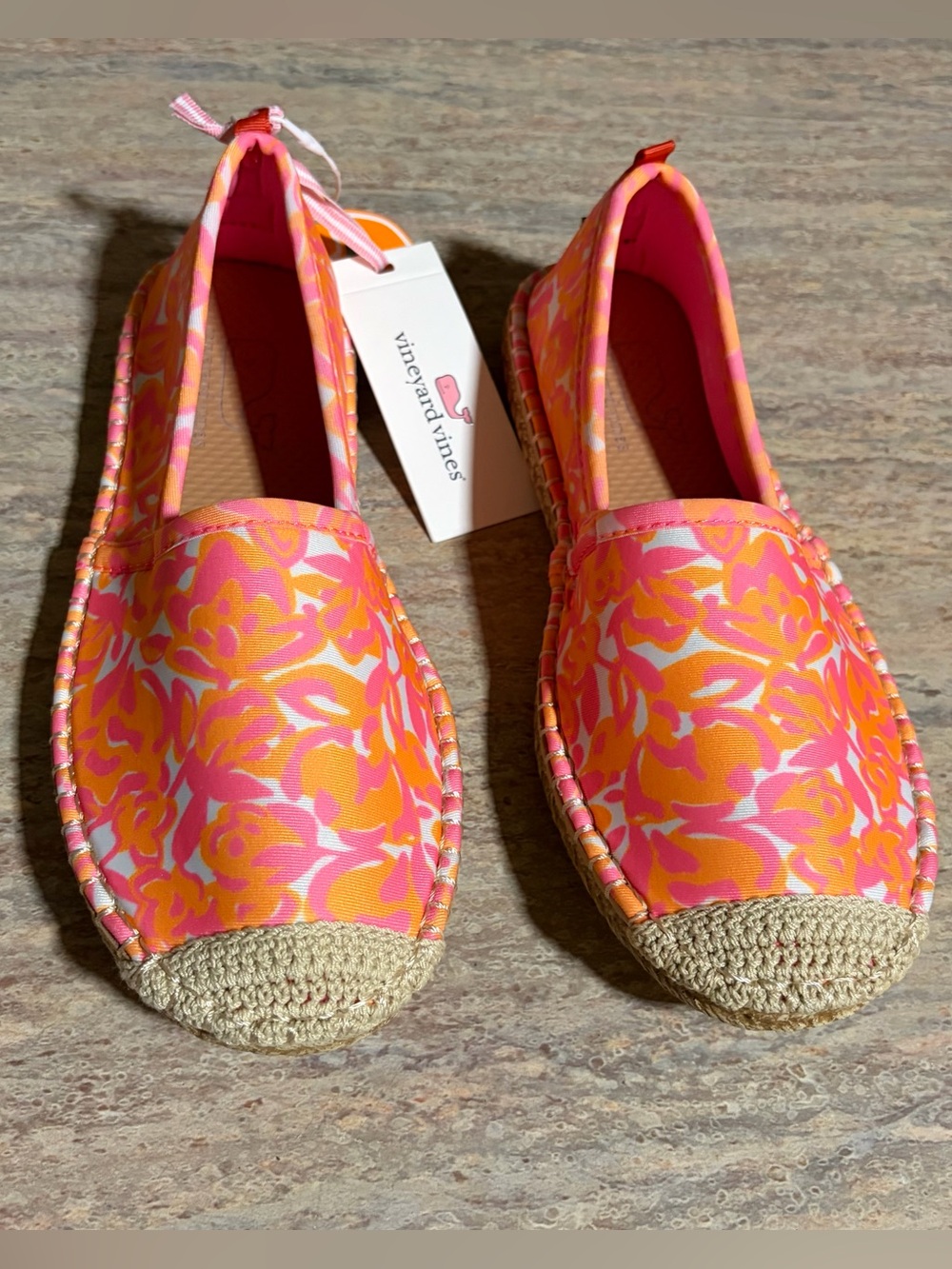NWT Vineyard Vines X Sea Star Beachcomber Neon Summer Blooms Espadrille